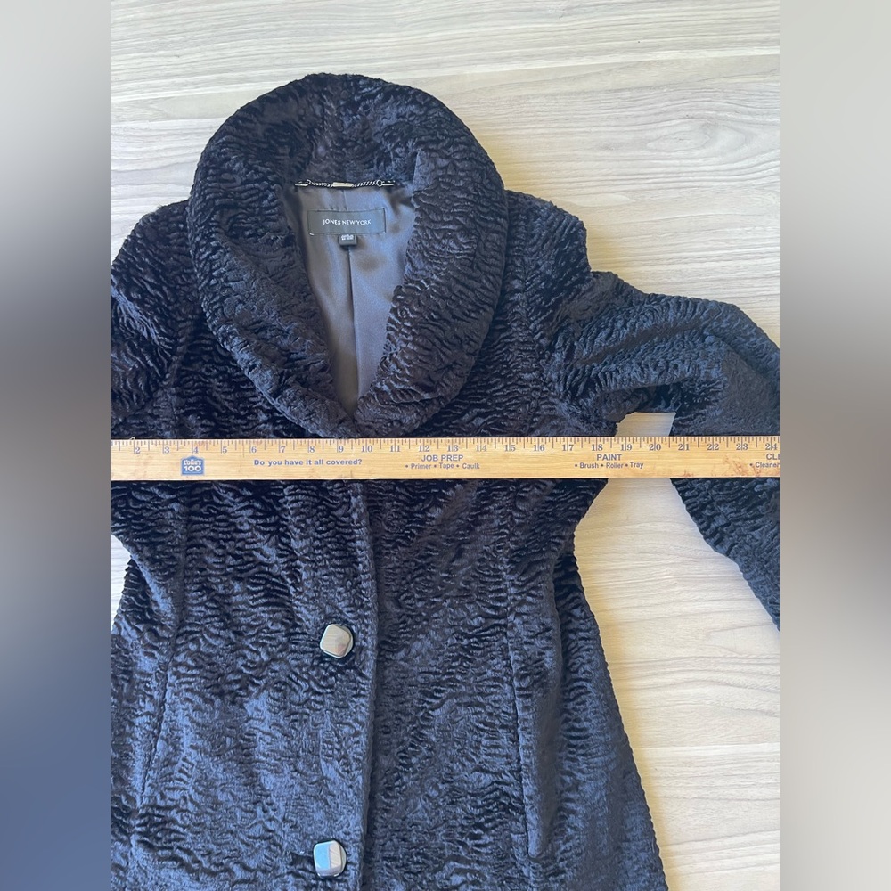 Jones New York Black Teddy Jacket - Picture 6 of 10